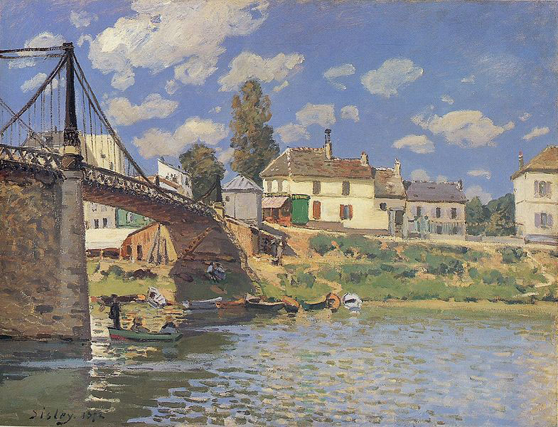 Bridge at Villeneuve la Garenne 1872